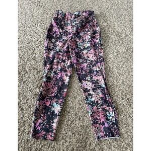 Lululemon Base Pace High-Rise Tight 25" Stencil Blossom Red Multi size 12